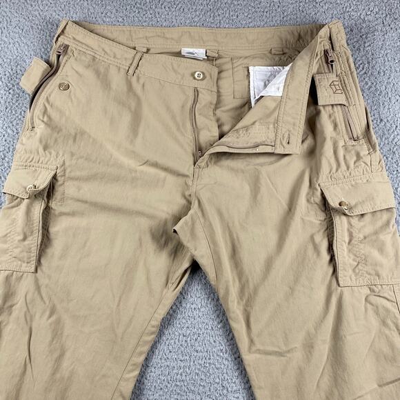 Clothing Arts Cargo Utility Pants Men's 40x34 Beige Pick Pocket Proof Work Chore - Picture 2 of 12
